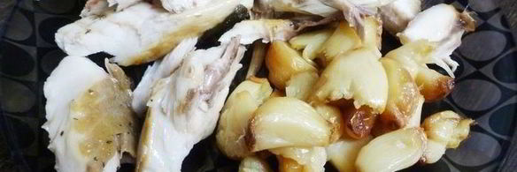 паштет из запеченной скумбрии с чесноком