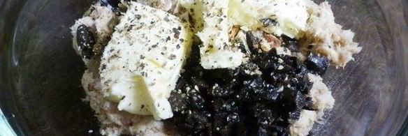 паштет из запеченной скумбрии с чесноком