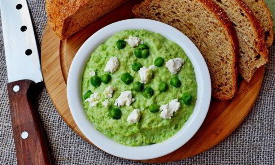 Рецепт паштета из зеленого горошка