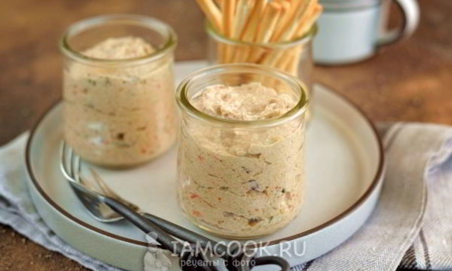 Рецепт паштета из жареных баклажанов с творогом