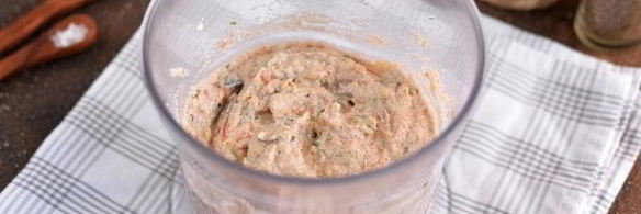 паштет из жареных баклажанов с творогом