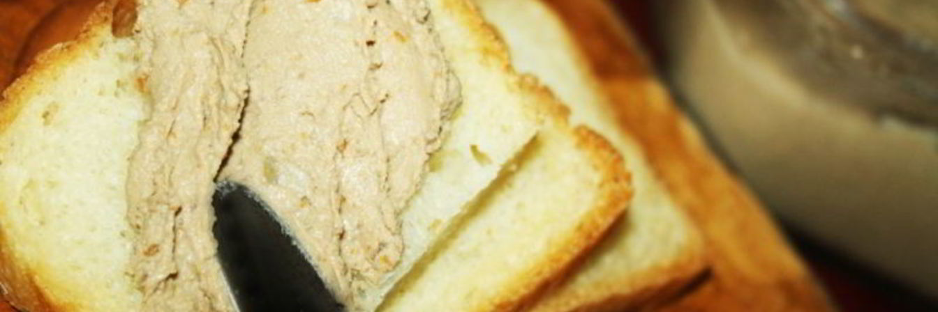 Паштет Нежность из вареной куриной печени