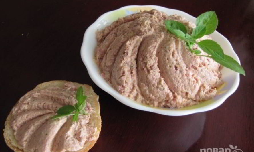 Рецепт печеночного паштета из свиной печени
