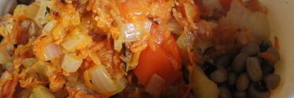 постный фасолевый паштет со свеклой