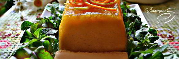 рыбный паштет в апельсиновом желе