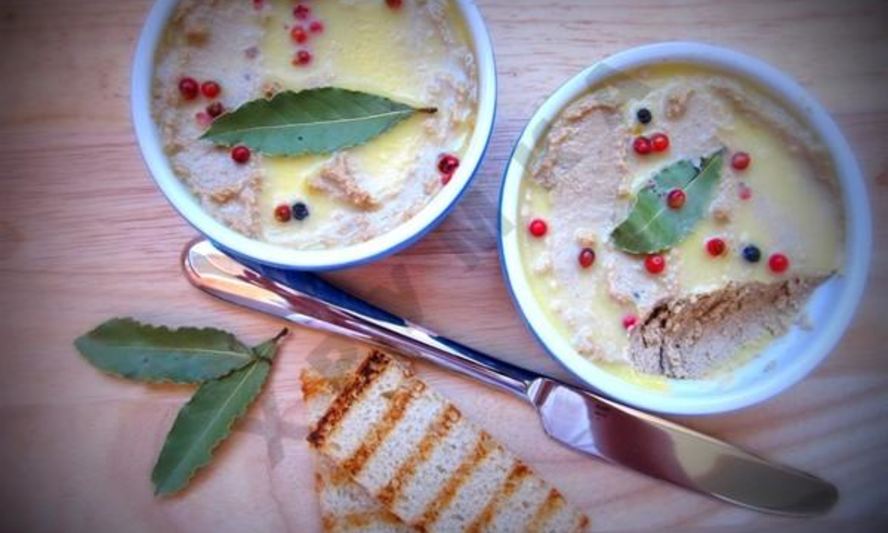 Рецепт запеченного паштета из утиной печени