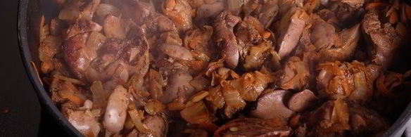 запеченный печеночный паштет с грибами