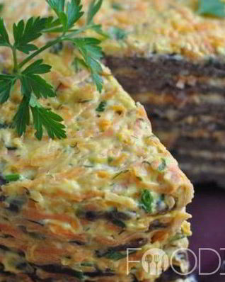 Торт из куриной печени