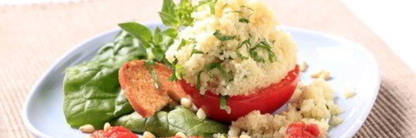 Помидоры, фаршированные кускусом