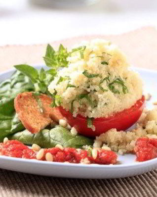 Помидоры, фаршированные кускусом