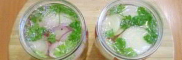 помидоры с луком на зиму