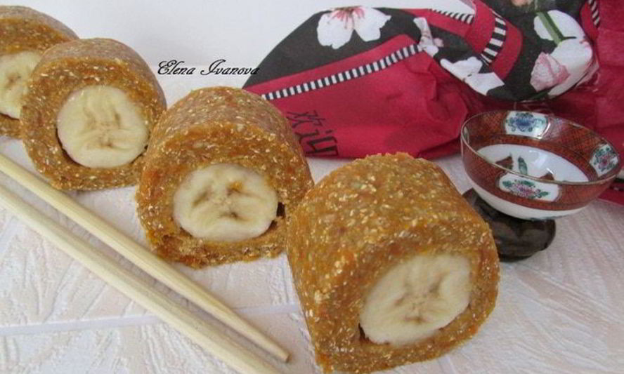 Рецепт банановых роллов