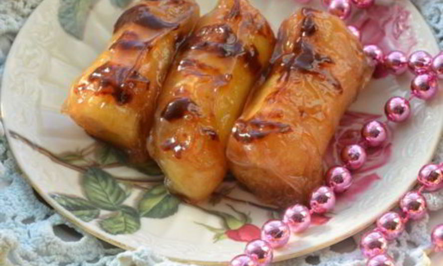 Рецепт банановых спринг-роллы