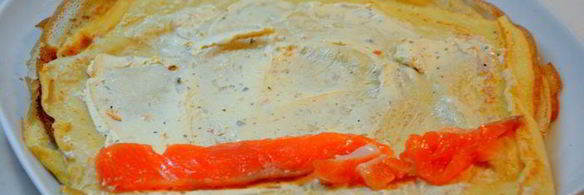 блинные роллы с семгой