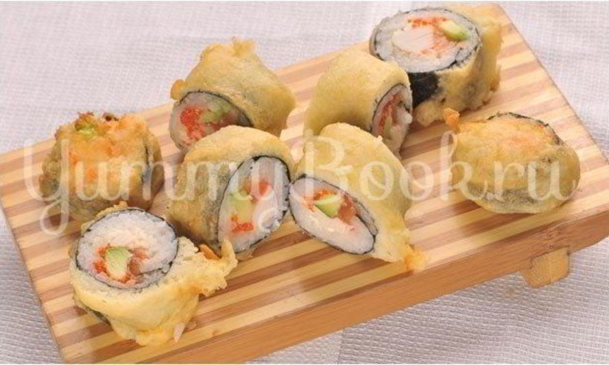 Рецепт горячих роллов темпура