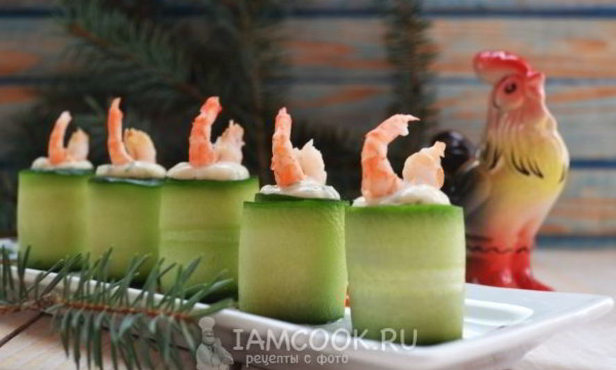 Рецепт огуречных роллов