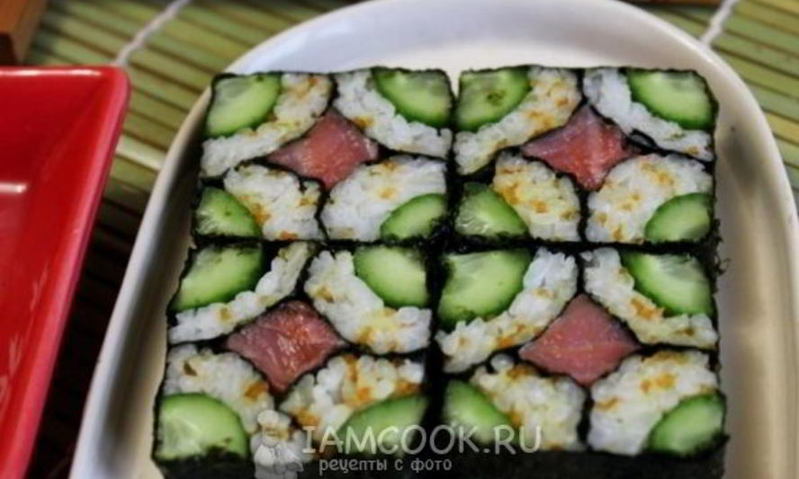 Рецепт роллов мозаика