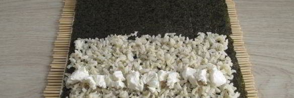 роллы с бурым рисом