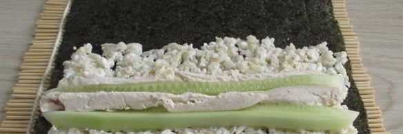 роллы с бурым рисом