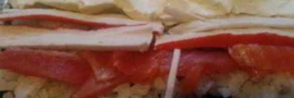 роллы с форелью и сливочно-творожным сыром