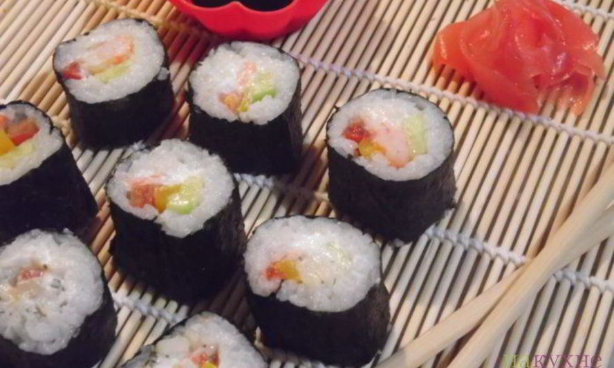 Рецепт роллов с креветками