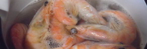 роллы с креветками