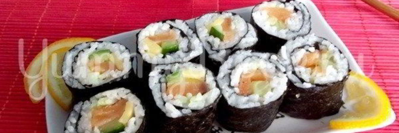 Роллы с семгой