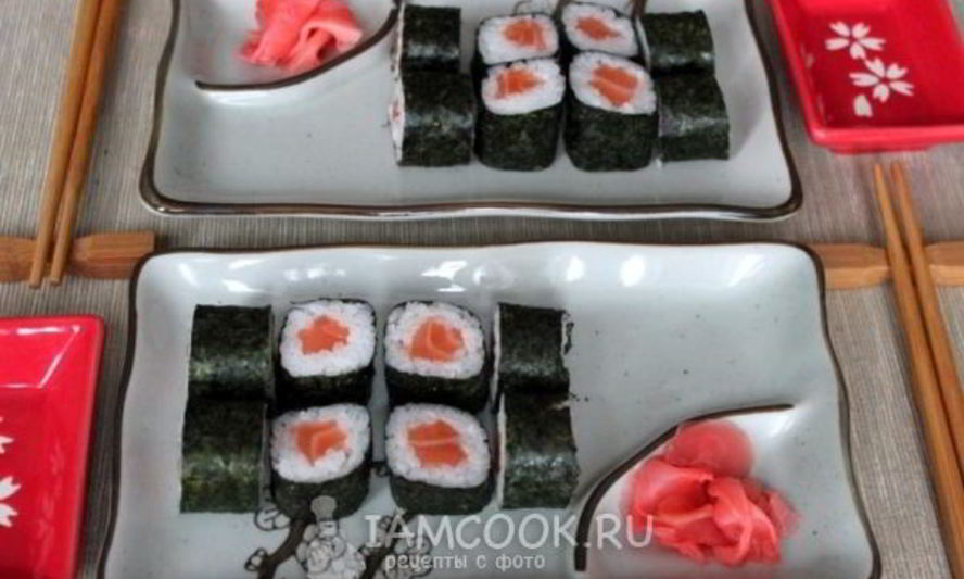 Рецепт роллов сяке маки