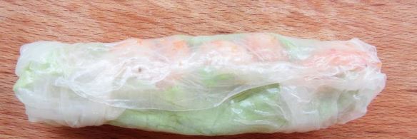 спринг-роллы с креветками