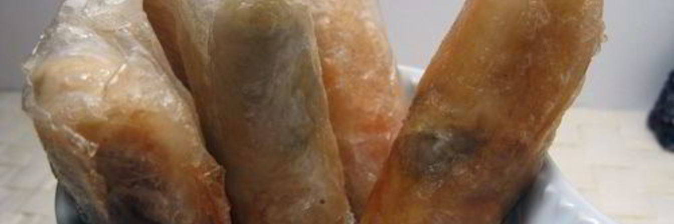 Спринг-роллы с курицей и грибами