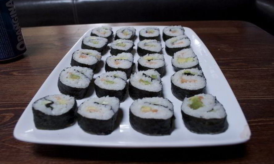 Рецепт суш роллов с красного рыбкого