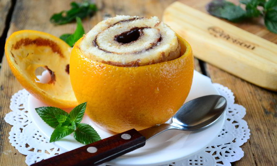 Рецепт цинамоновых роллов в апельсиновой корке