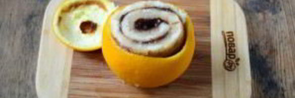 цинамоновые роллы в апельсиновой корке