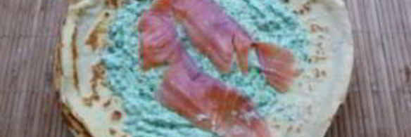 блинные рулеты с красной рыбой