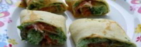 блинные рулеты с красной рыбой