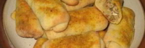 картофельные рулетики с мясом