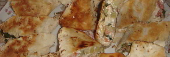 хрустящие рулеты с овощной начинкой