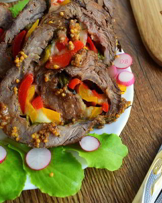 Королевский рулет из говядины