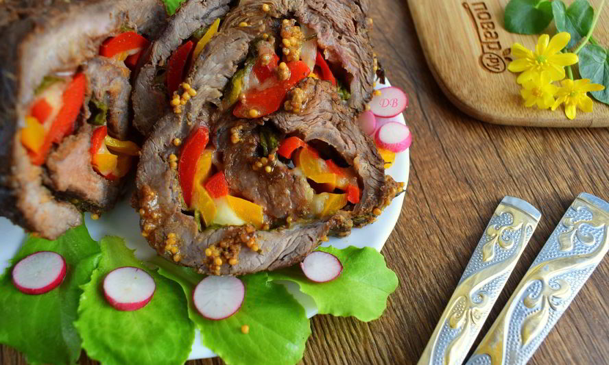 Рецепт королевского рулета из говядины