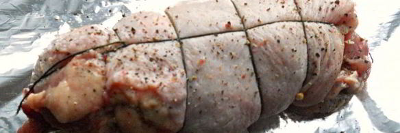 куриный рулет с орехами