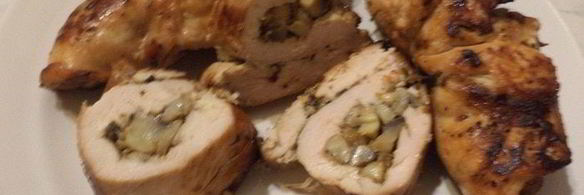 куриные рулетики с грибами