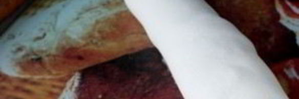 куриные рулетики в слоеном тесте