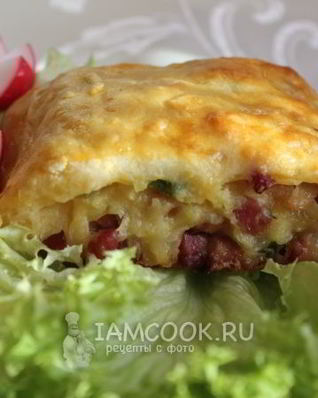 Мекленбургский картофельный рулет со шкварками