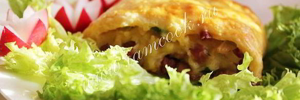 мекленбургский картофельный рулет со шкварками