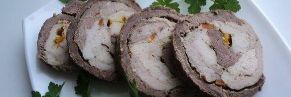 мясной рулет ассорти