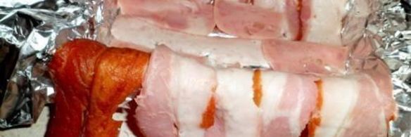 мясной, слоеный рулет