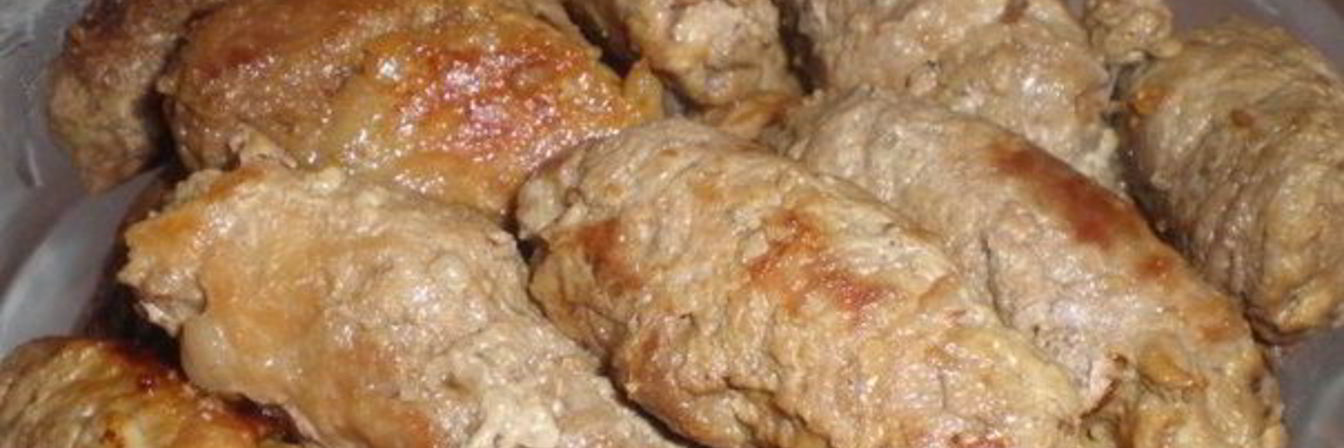 Мясные рулетики с черносливом