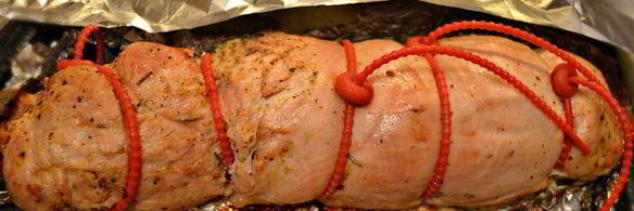 новогодний рулет из индейки