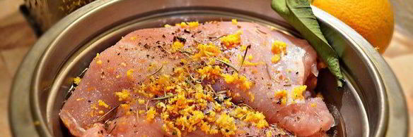 новогодний рулет из индейки