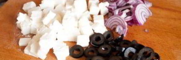 рулет из лаваша в греческом стиле